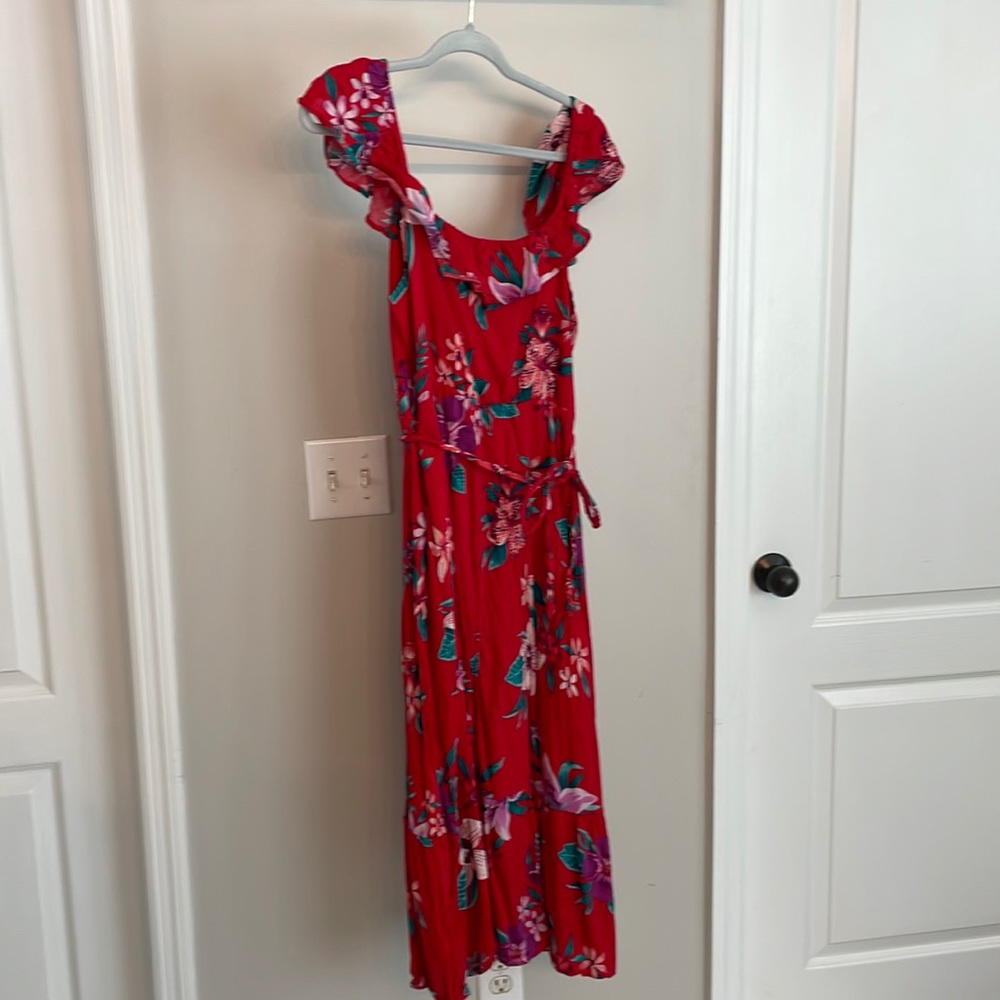 Off the shoulder floral dress